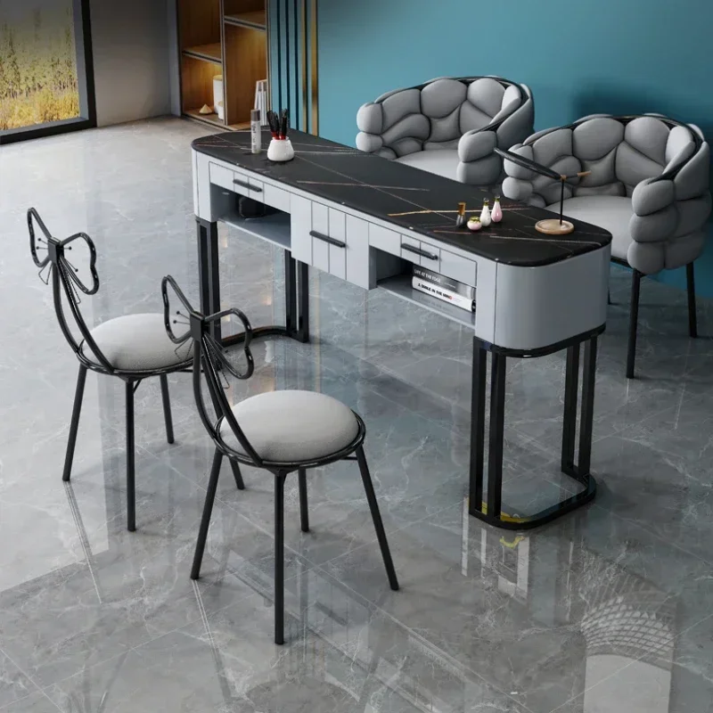 

Nail Tech Desk Table Salon Station Manicure Chair Furniture Mesa De Mesas Supplies Tables Nails Mesa Nails Designer Coffee Table