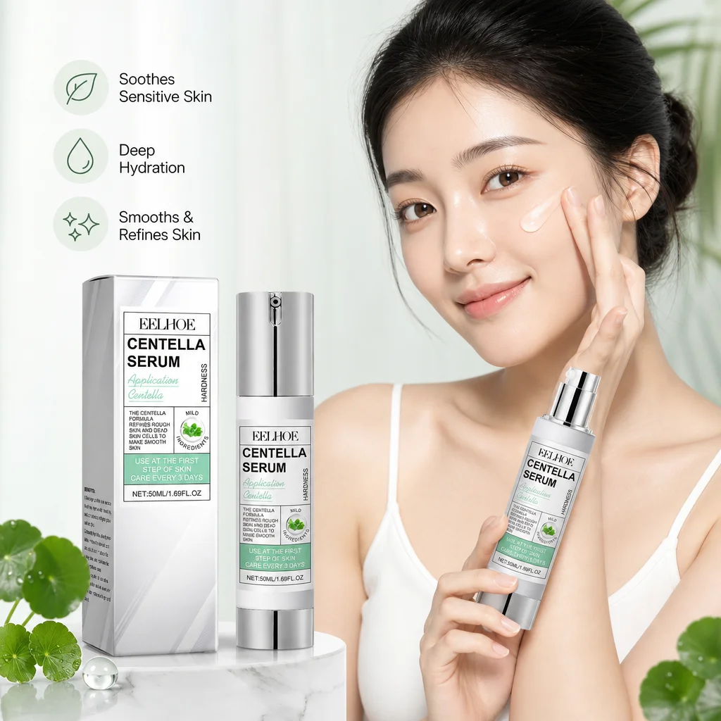 Centella Facial Essence 50ml Hyaluronic Acid Hydrating & Moisture Lock Soften Rough Skin Lift Skin Restore Healthy Glow