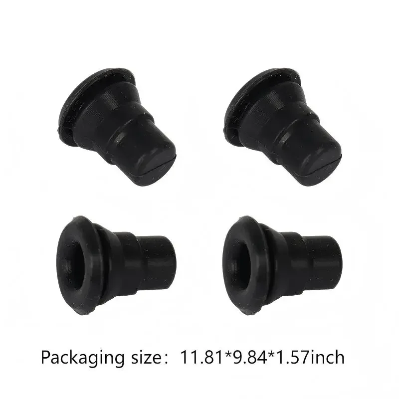 4pcs RV Rubber Pan Black Support Grommet SSPA0047 Durable for Thetford Spinflo Type Motorhome Caravan Camper Van RV Accessories