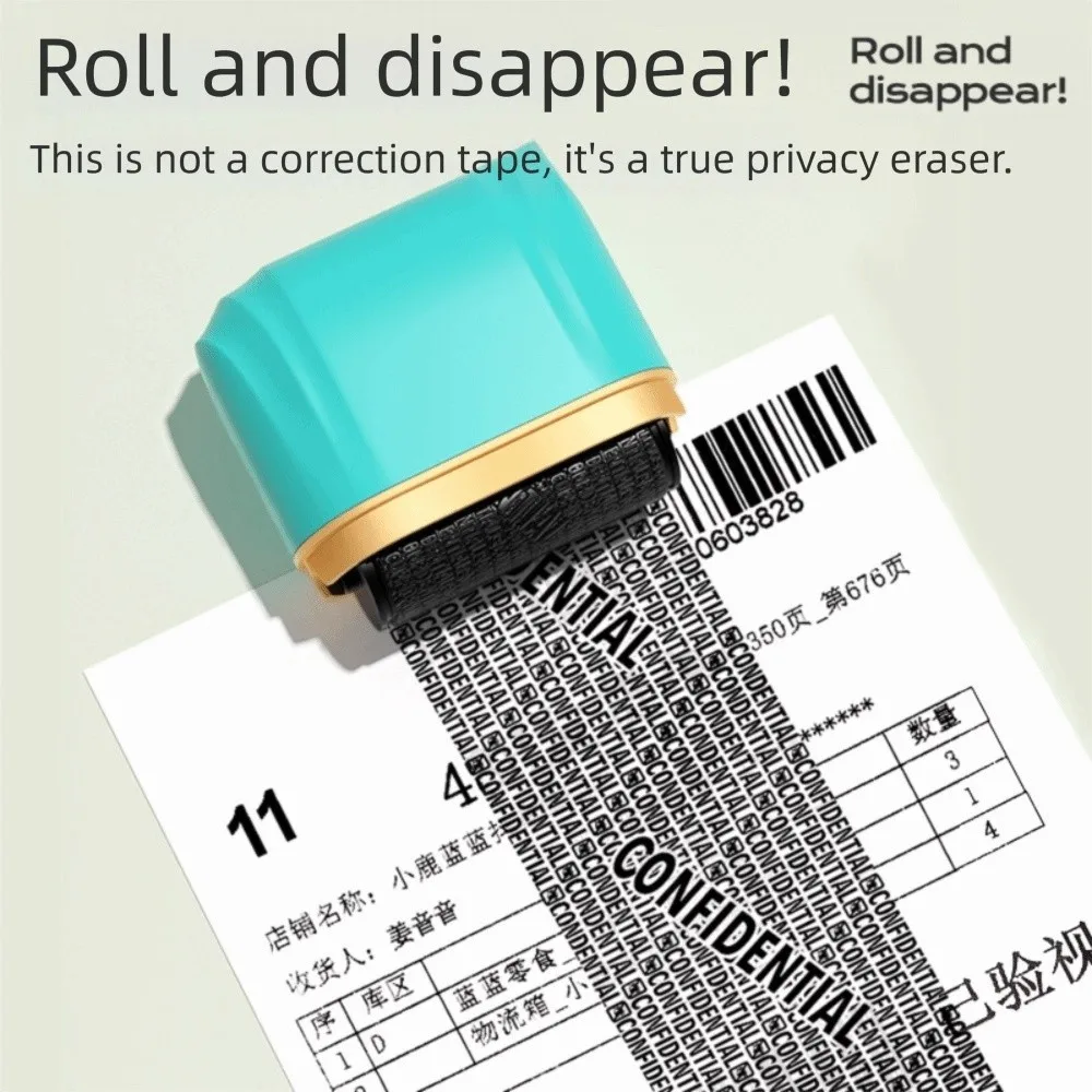 Wide-sized Identity Privacy Roller Blocking Confidential Addresses Protecting Privacy Privacy Security Seal