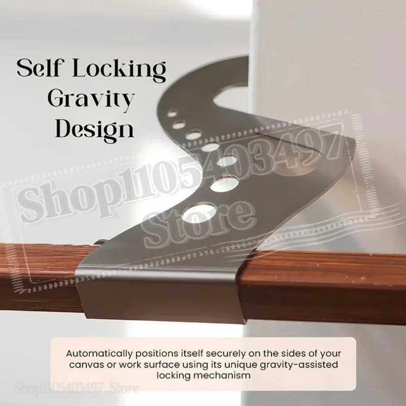 Adjustable Artist Hand Support Bridge for Easel, Metal Painting Hand Rest Holder Prevent Smudge for Painting Artists