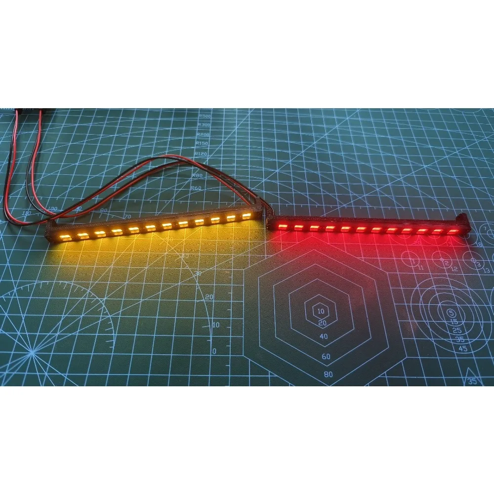

LED integrated tail light for 1/10 RC Crawler Car Traxxas TRX4 Defender AXIAL SCX10 RC4WD D90 Wraith CC01 Yikong Capra TF2 KM2
