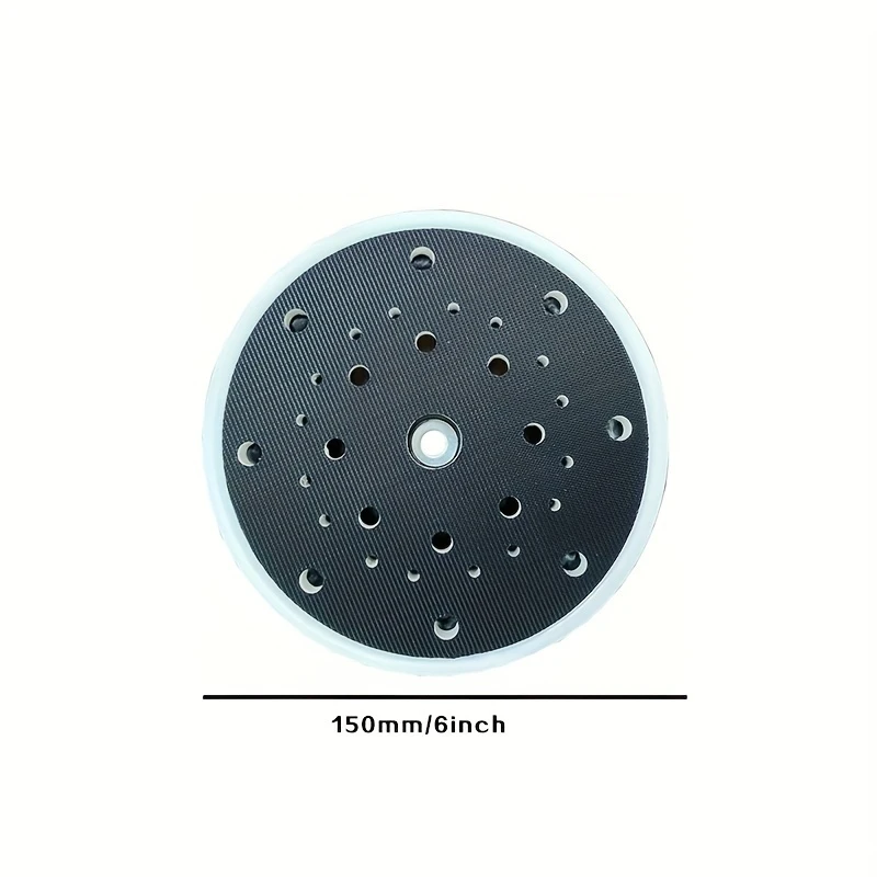 1pc Sanding Disc Dust-free Polishing Pad 6''/150mm-17H-M8 Max 20.00rR.P.M 33 Holes Electric Polishing Disc