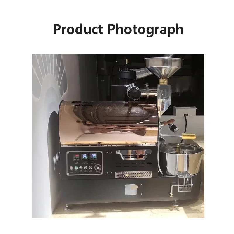 220v 1kg Kaffeebohnen röster handels üblicher elektrischer Gastyp optional halb direktes Feuer halb heiße Luft röst bohnen