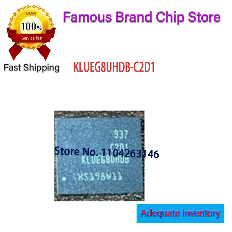 1pcs/lot Original New KLUEG8UHDB-C2D1 BGA153  256GB In Stock