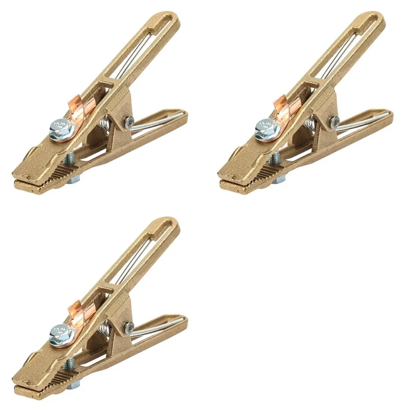 

【VALUE MONEY】3X Machine Grounding Clamp TIG Welding Machine Brass Grounding Clamp (260A)