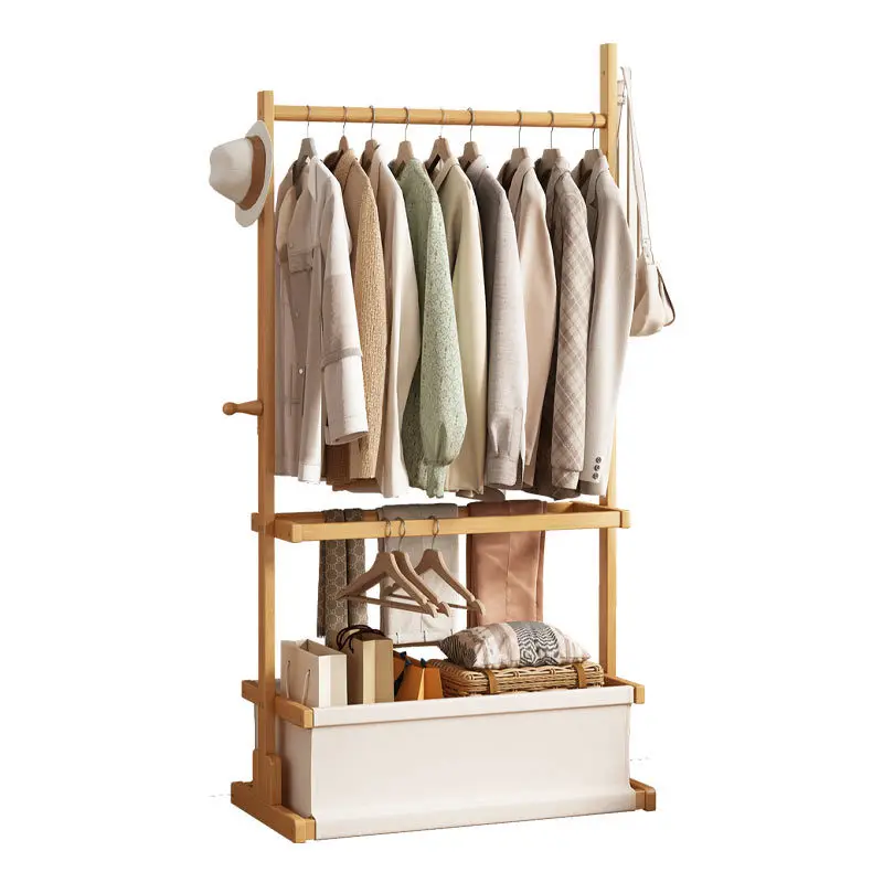 

Simple coat rack, home floor standing clothes rack, modern and simple bedroom dormitory multifunctional storage hanger