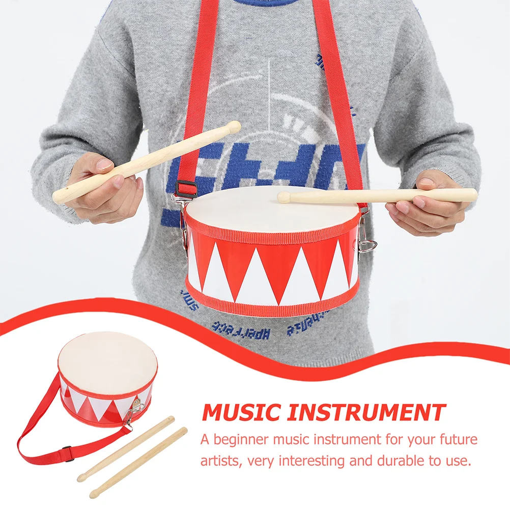 Children's Snare Drum for Toddlers Toy Education Percussion Instrument Stick Music Educational Wood Wooden