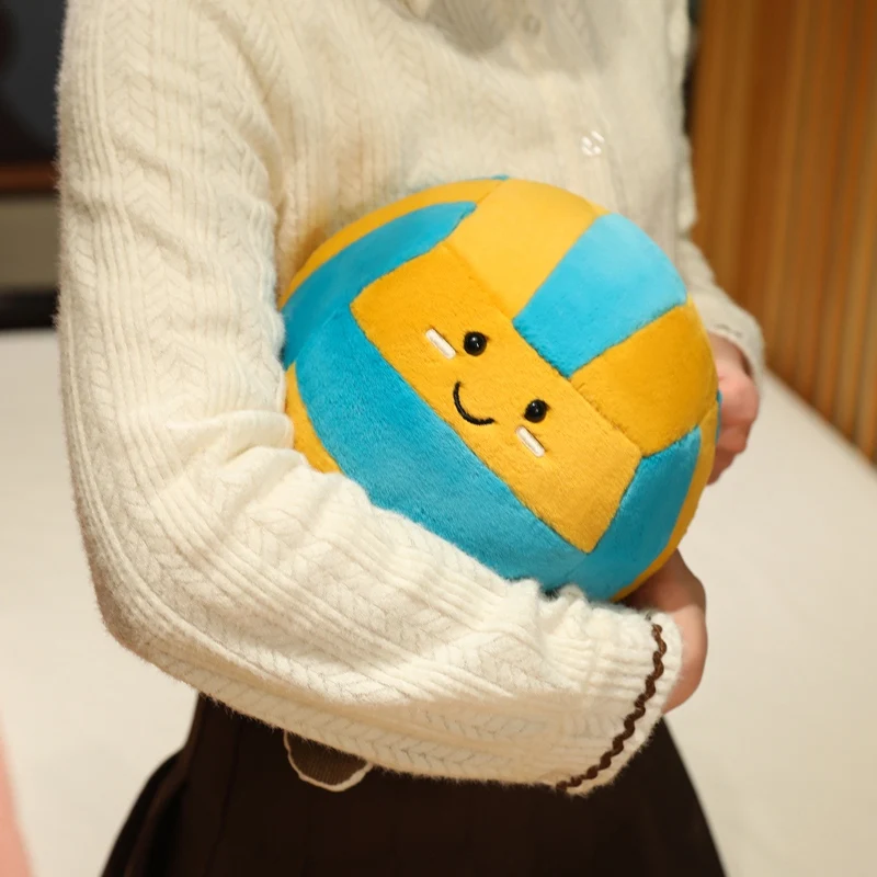 1 st 26 cm Zachte Sport Volleybal Pluche Pop Met Voeten Speelgoed Pop Kawaii Decoratieve Gift Props kinderen Verjaardagscadeau