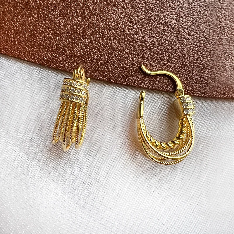 Fashion Earrings Unique Temperament Integrated Mosquito Incense Plate Ear Clips No Ear Holes Female Gift Wholesale