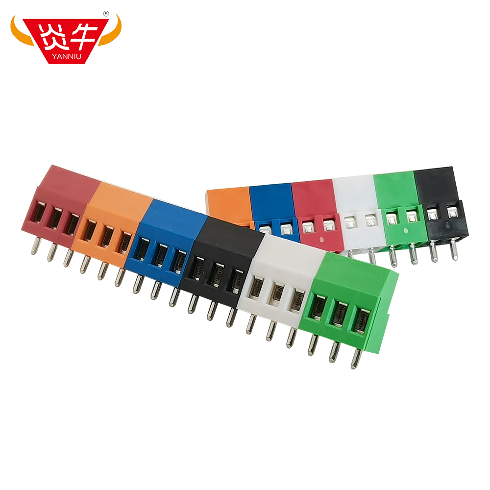 50Pcs KF129 5.0 2P 3P PCB UNIVERSAL SCREW TERMINAL BLOCKS DG129 5.0mm 2PIN 3PIN MKDS 3/ 2-5,0  PHOENIX CONTACT DEGSON KEFA