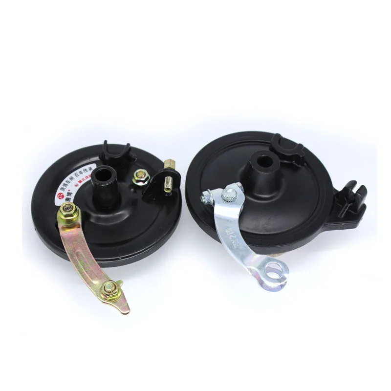 80-type Thickened Wear-resistant Drum Brake Assembly,Front Brake for Electric Bicycle Front Wheel, Brake Drum for Small Tricycle