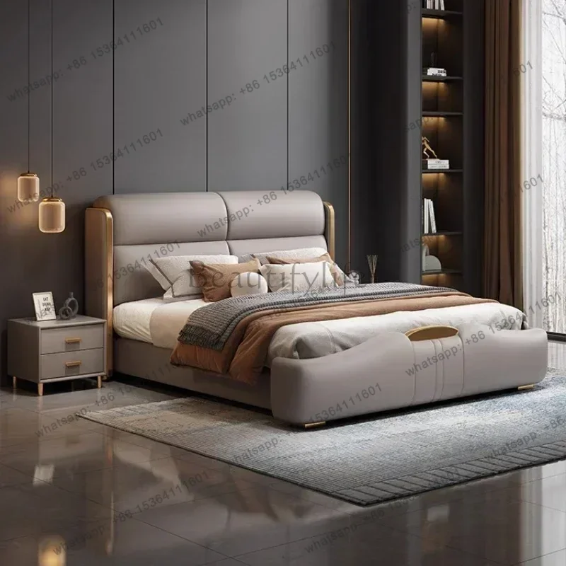 LJY Marriage Bed 180x200 Luxury Full Marriage Bedrooms Dorm Room Essential Double Bed Complete Bedroom Furniture Queen Beds On O