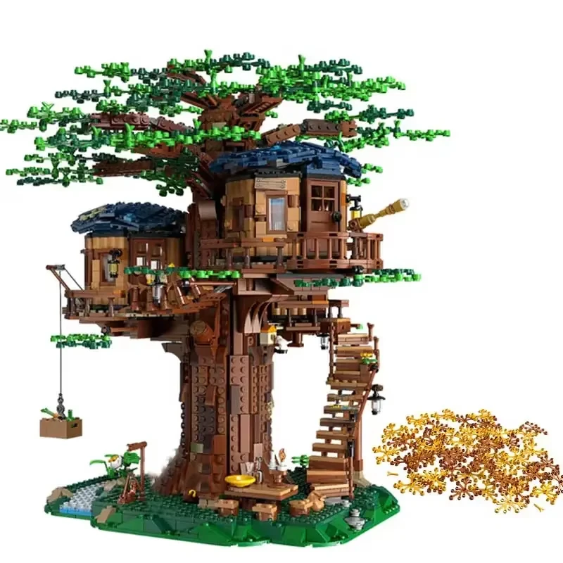 FAI DA TE 3117 PCS Casa sull'albero I più grandi blocchi di costruzione compatibili 21318 Mattoni Giocattoli fai da te Compleanno Regalo di Natale Mattoni Toy boy