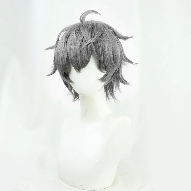 فرقة النجوم! شعر مستعار سينا إيزومي التنكري ذو الطبقات الرمادية هدية الهالوين