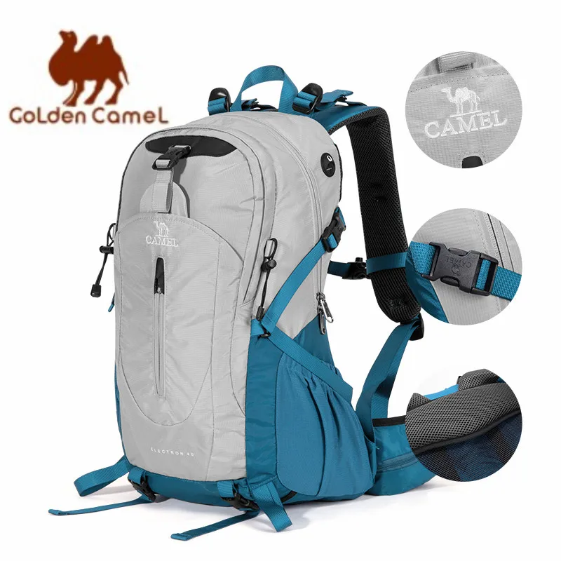 GOLDEN CAMEL Waterproof Backpacks Men Women Climbing Bag for Men Ultralight Hiking Backpack with Sport Bags Covers Camping