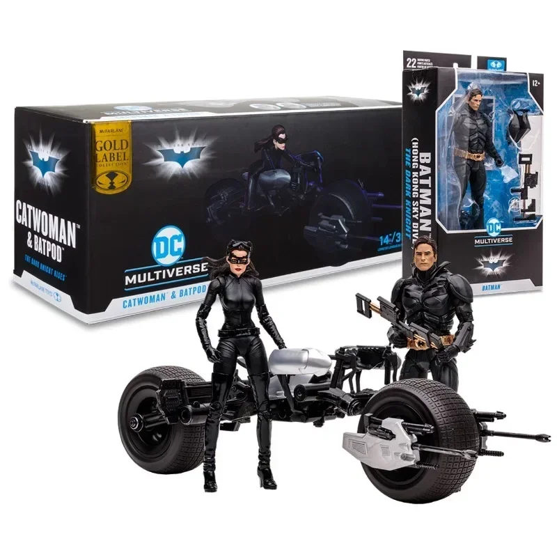 Batman (Hong Kong Sky Dive: der dunkle Ritter)/Catwoman und Batpod (der dunkle Ritter erhebt sich) Figuren und Fahrzeug Weihnachts geschenk