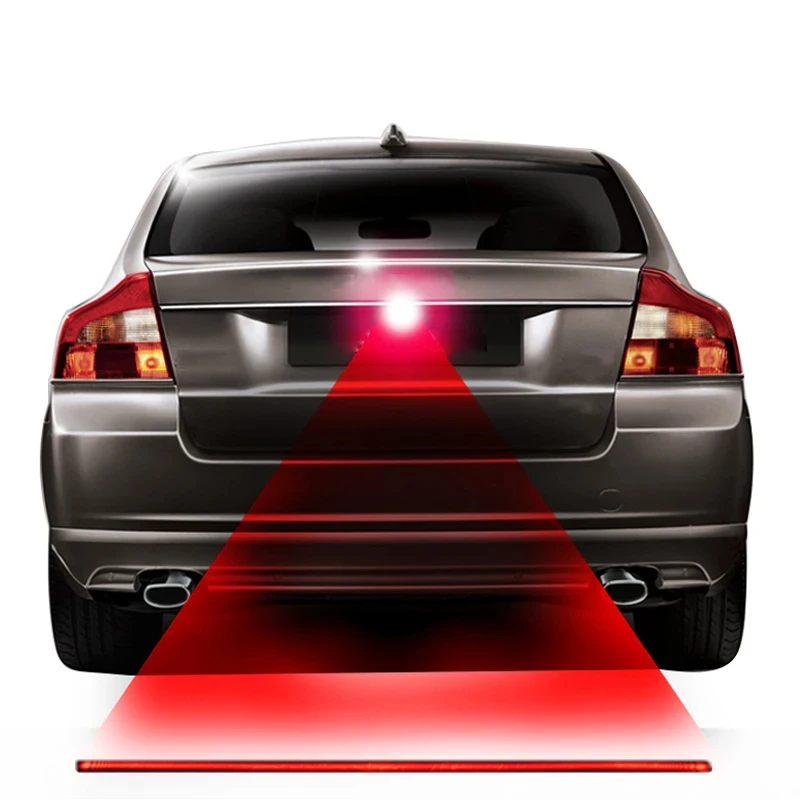 

1-6pcs Cool Anti-Collision Car Auto LED Laser Fog Light Vehicle Anti-Collision Taillight Brake Warning Lamp