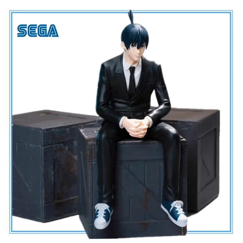 

In Stock Original SEGA Chainsaw Man Hayakawa Aki Anime Character Model Collection Desktop Decoration Toys Festival Gifts