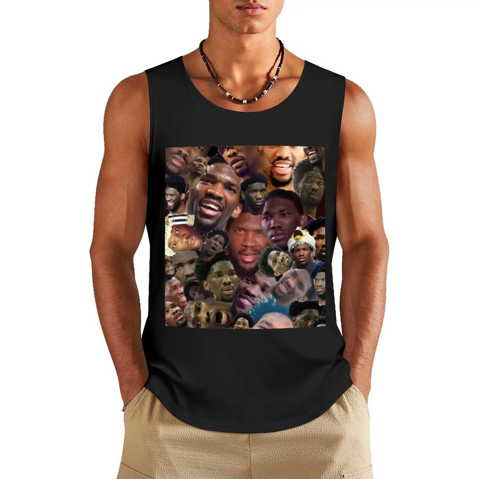 Embiid All Over Tank Top Fitness men clothing Man clothes for gym new in tops & t-shirt