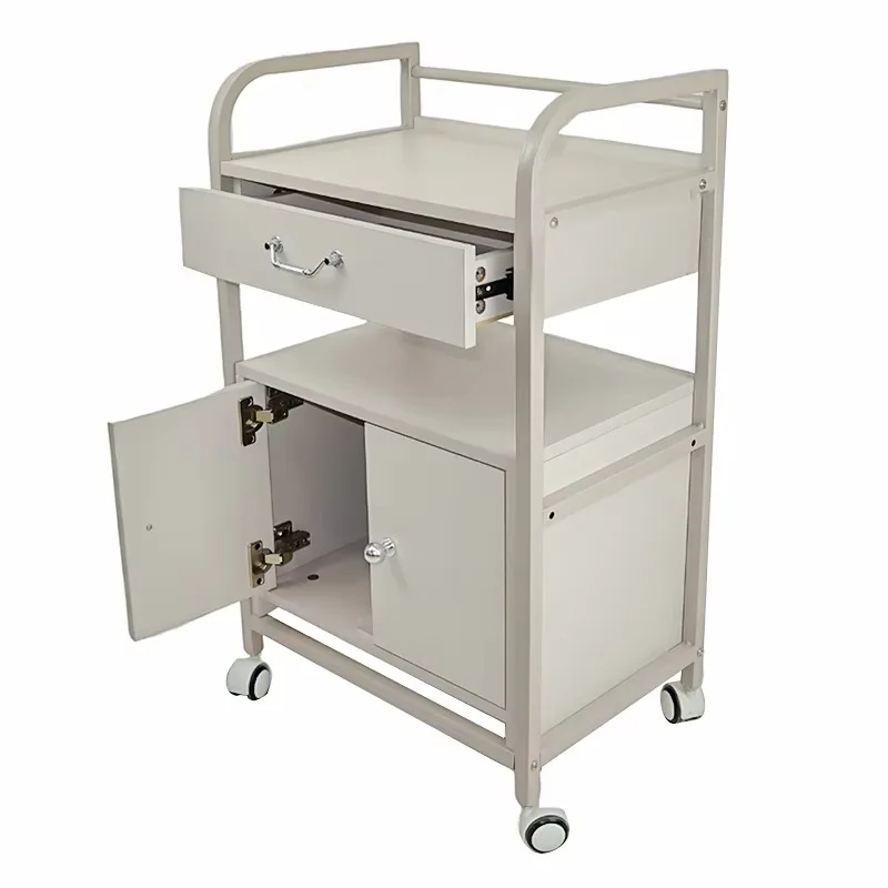 trolley 3-layer carbon steel tool cart