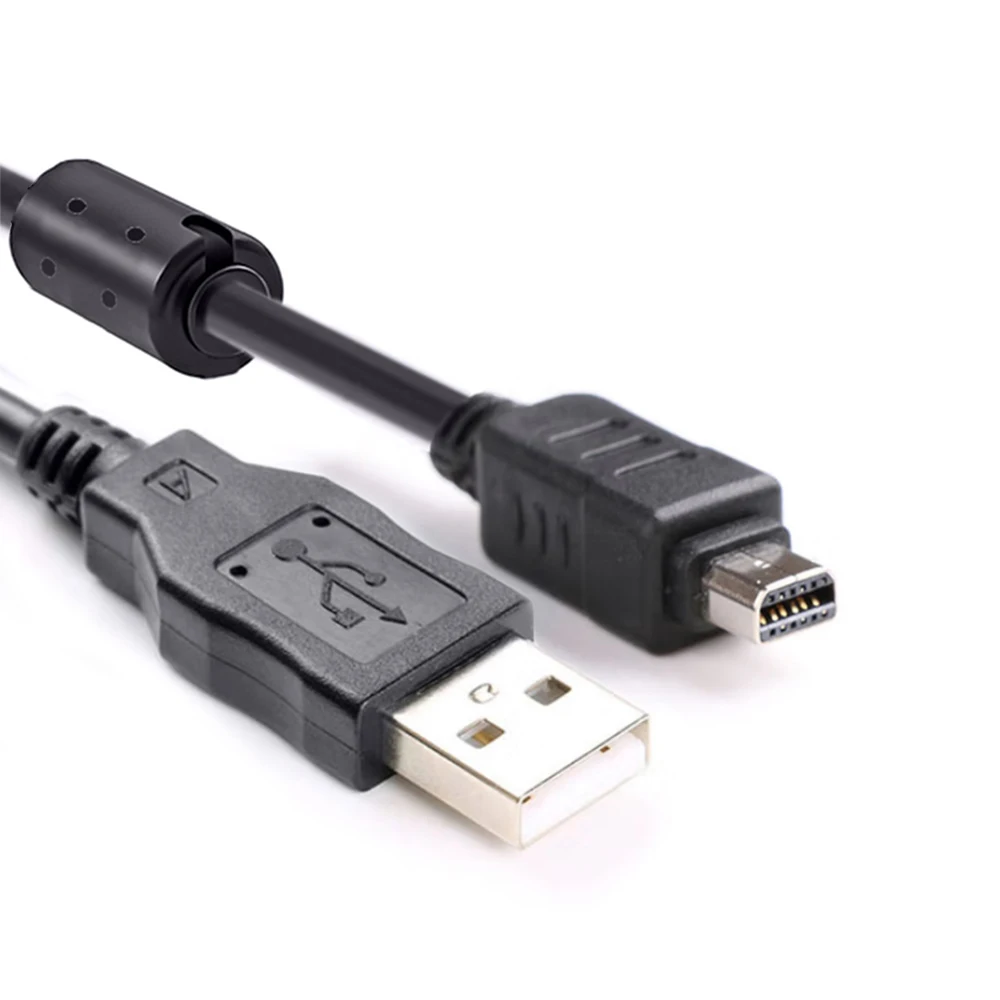 For Olympus Camera USB Data Cord CB-USB6 12Pin Cable E-PL3 E450 E400  SZ-14 U1070 SZ-31MR OM-D E-M5 TG-1 Tough3000 Camera Cable