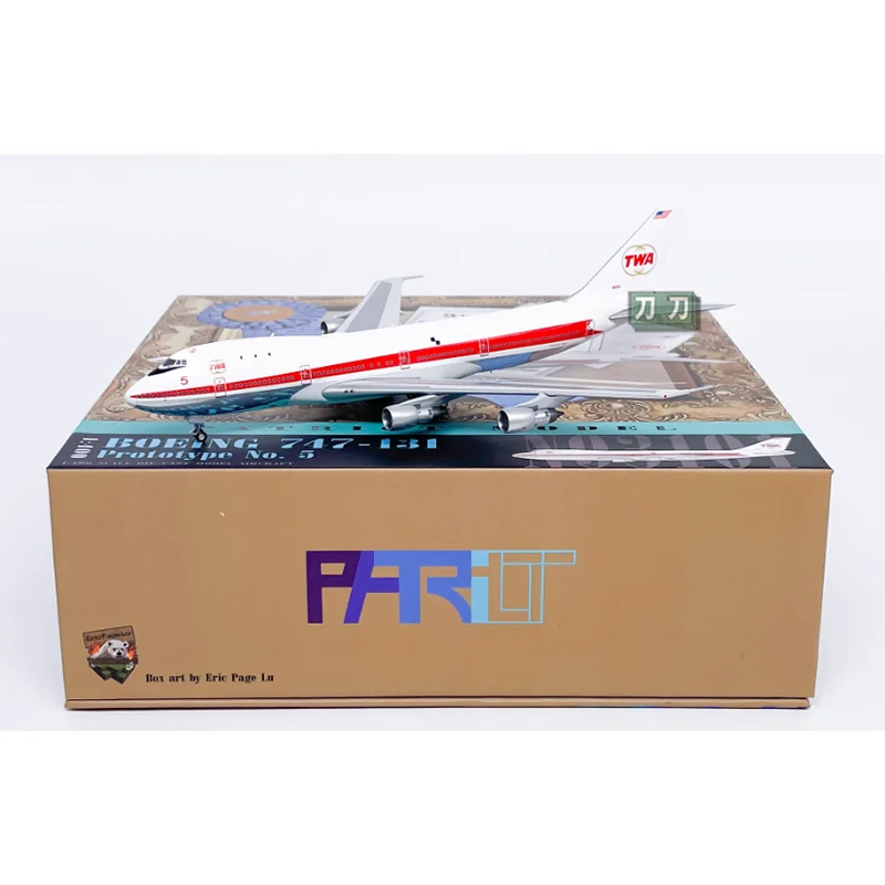 PT Diecast 1/400 Schaal Global Airlines B747-131 Passagiersvliegtuigen N93101 Legering Vliegtuigen Model Collectie Decoratieve Ornamenten