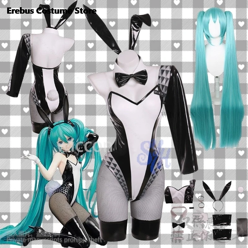 

Anime Game Project Sekai Cosplay Vtuber Kawaii Racing Suits Fishnet Stockings Unny Girl Y2K Jirai Kei Halloween Party Cos