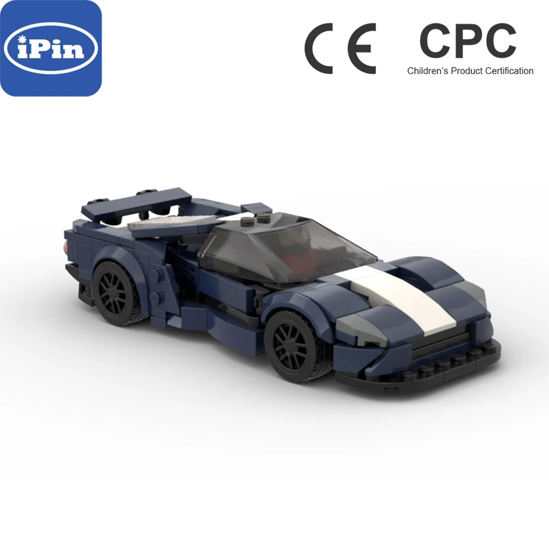 MOC-52782 Sports Car Building Block assemblaggio tecnologico fai da te disegno elettronico High TechToys regali di natale per bambini