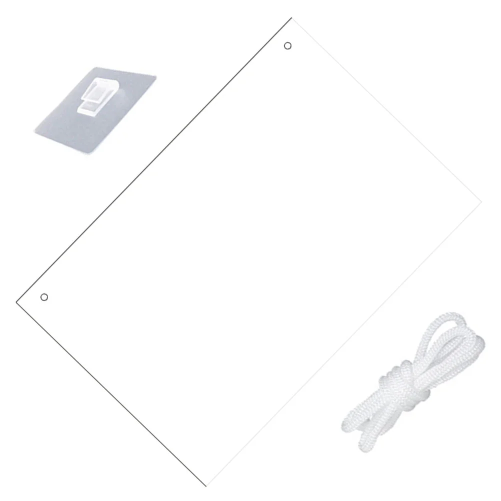 Clear Acrylic Dry Erase Board Wall 30X20Cm Reusable Acrylic Note Board Hanging Frameless White Board Wall Memo Board Planner