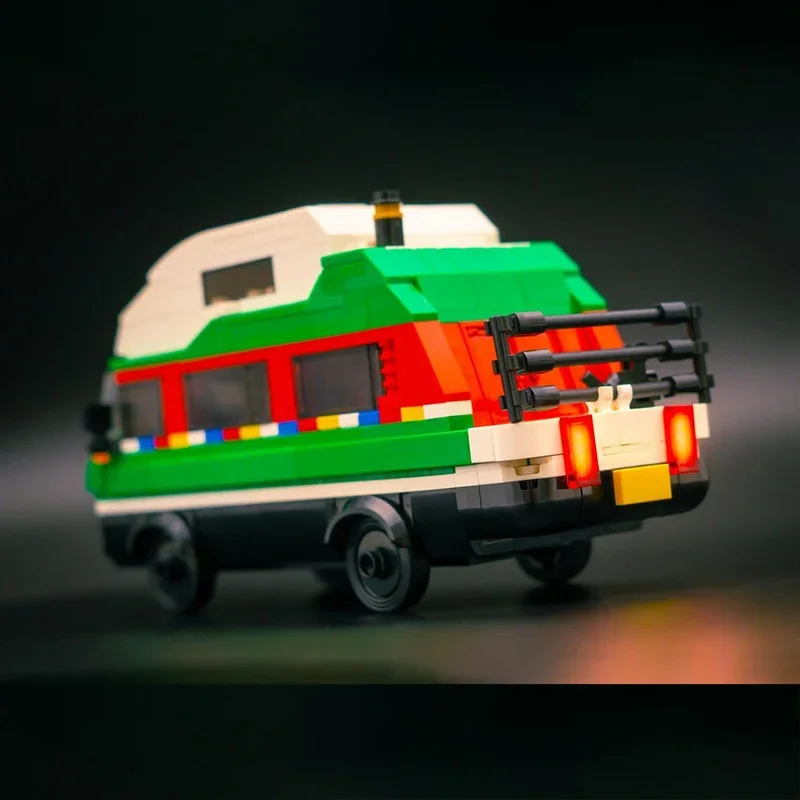 Champion Speed-modelo de coche Moc, bloques de construcción, autobús, tecnología de amortiguador, bloques modulares, regalos, juguetes de Navidad, conjuntos DIY de montaje