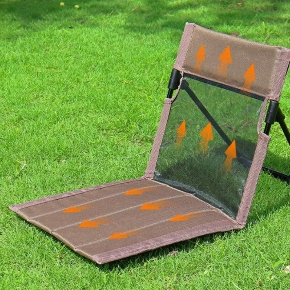 Breathable Foldable Camping Chair Mesh Comfortable Portable Folding Seat Stable Durable Single Lazy Chair Picnic Activities