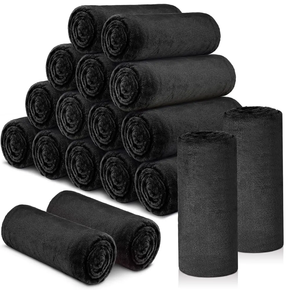 

18 Pieces Fleece Blankets Bulk For Wedding 50 X 60 H Soft Lightweight Flannel Throw Blankets Bulk For Wedding Guests Home