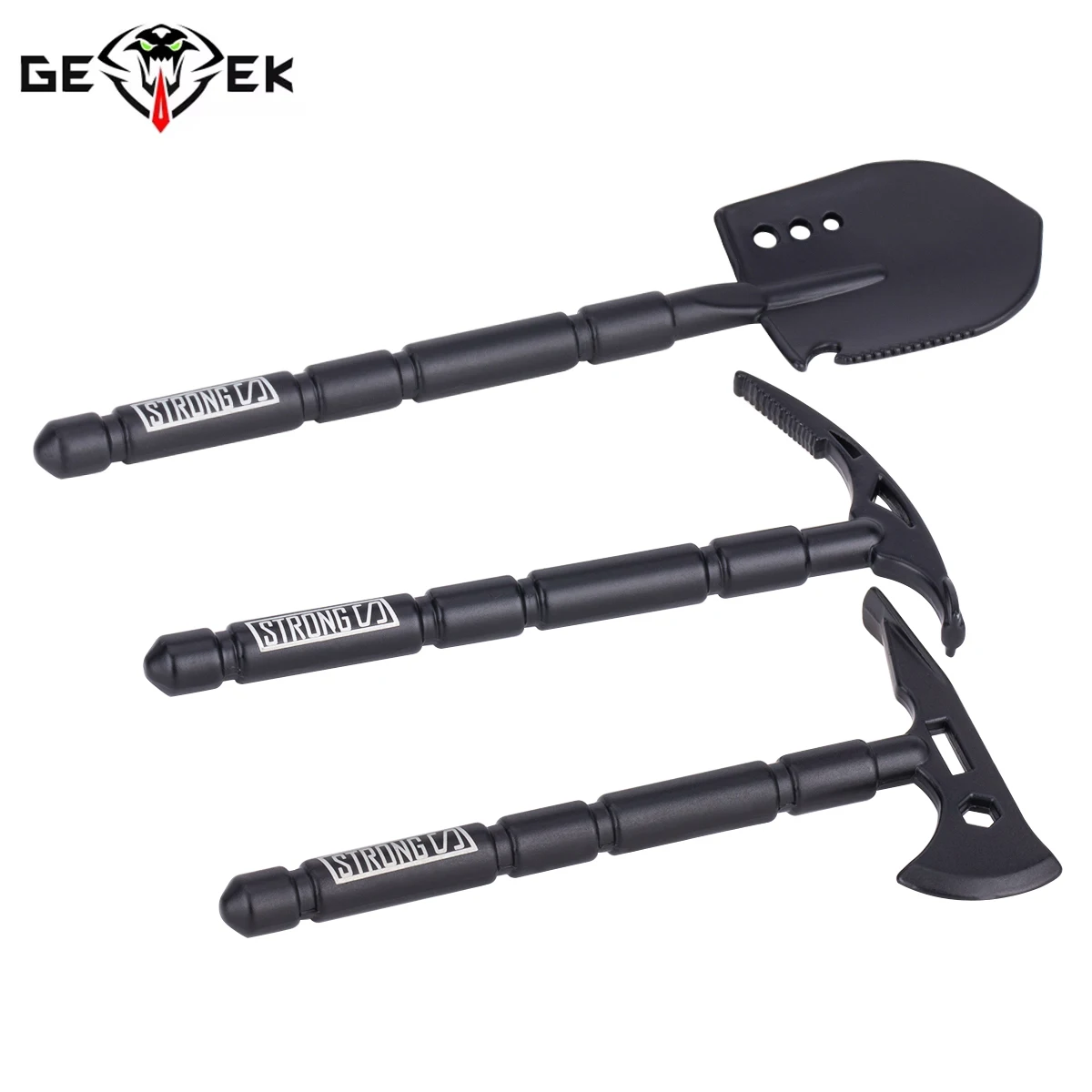 1/10 Scale Metal Shovel Pickaxe Axe for RC Crawler Car Axial SCX10 D90 Traxxas TRX4 Rgt Yikong Redcat Decorative Parts