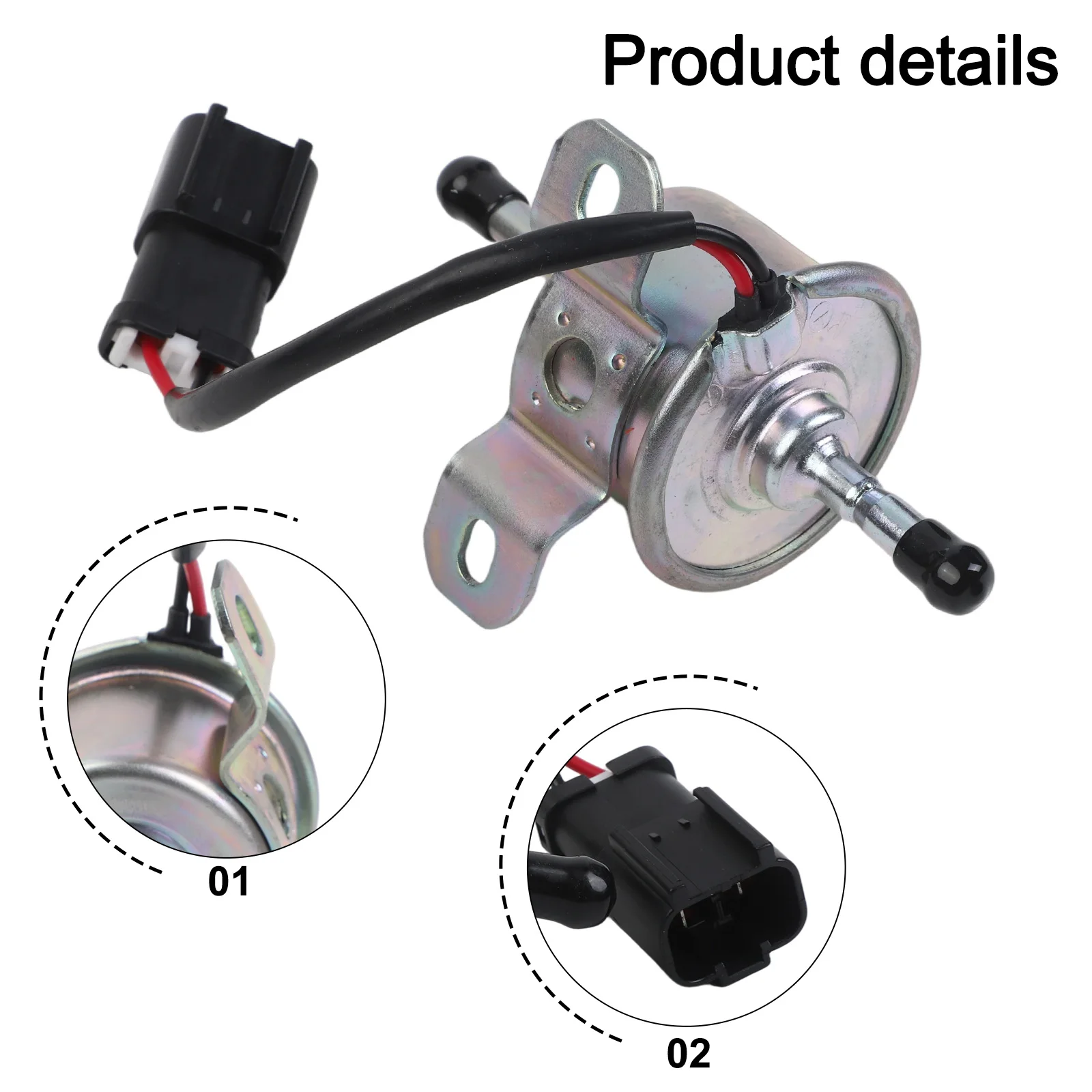 Fuel Pump RD41151353 for Kubota L3301DT L3301F L3301H L3560DT L3560GST with Enhanced Filtration System to Reduce Injector Wear