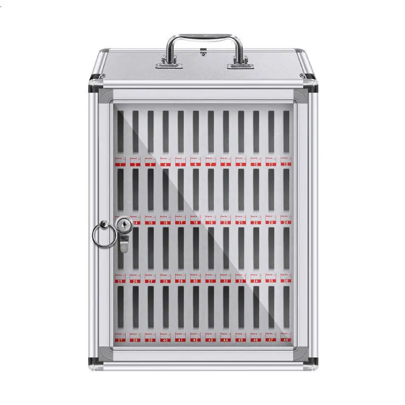 Lockable Aluminum Alloy Storage Cabinet for Student Staff To Manage Mobile Phone Storage Boxes