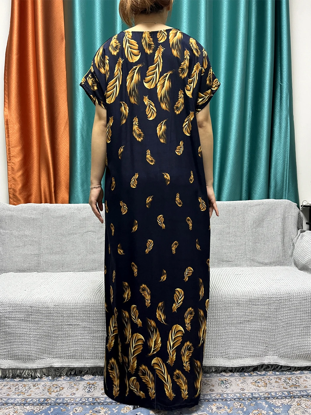 Muslimische abayas für frauen 2024 neue baumwoll bedruckte florale marok kanis che kaftan afrikanische islam nigeria boubou maxi kleider mit kopftuch