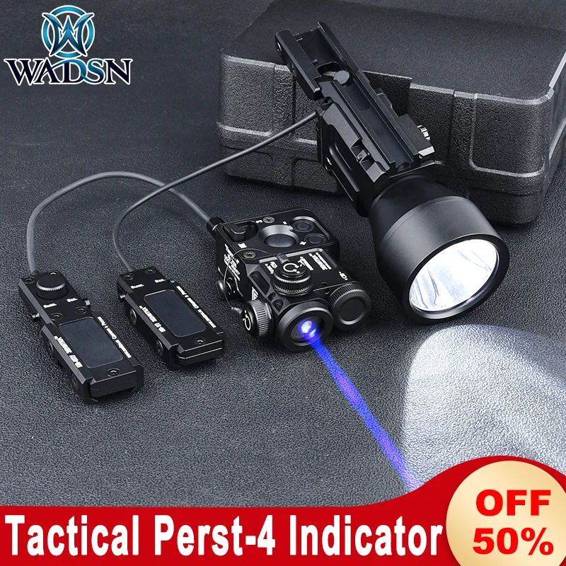 

WADSN All Metal Zenitco Perst-4 Indicator Red Green Blue Dot IR Aiming Klesch 1S 2U 2P Flashlight Hunting Weapon Scout Lamp