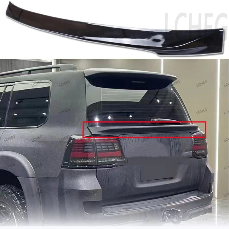 For Toyota Land Cruiser LC200 ABS Material Middle Spoiler Any Color Or Primer Car Rear Wing Car Modified Spoiler  2008 To 2018