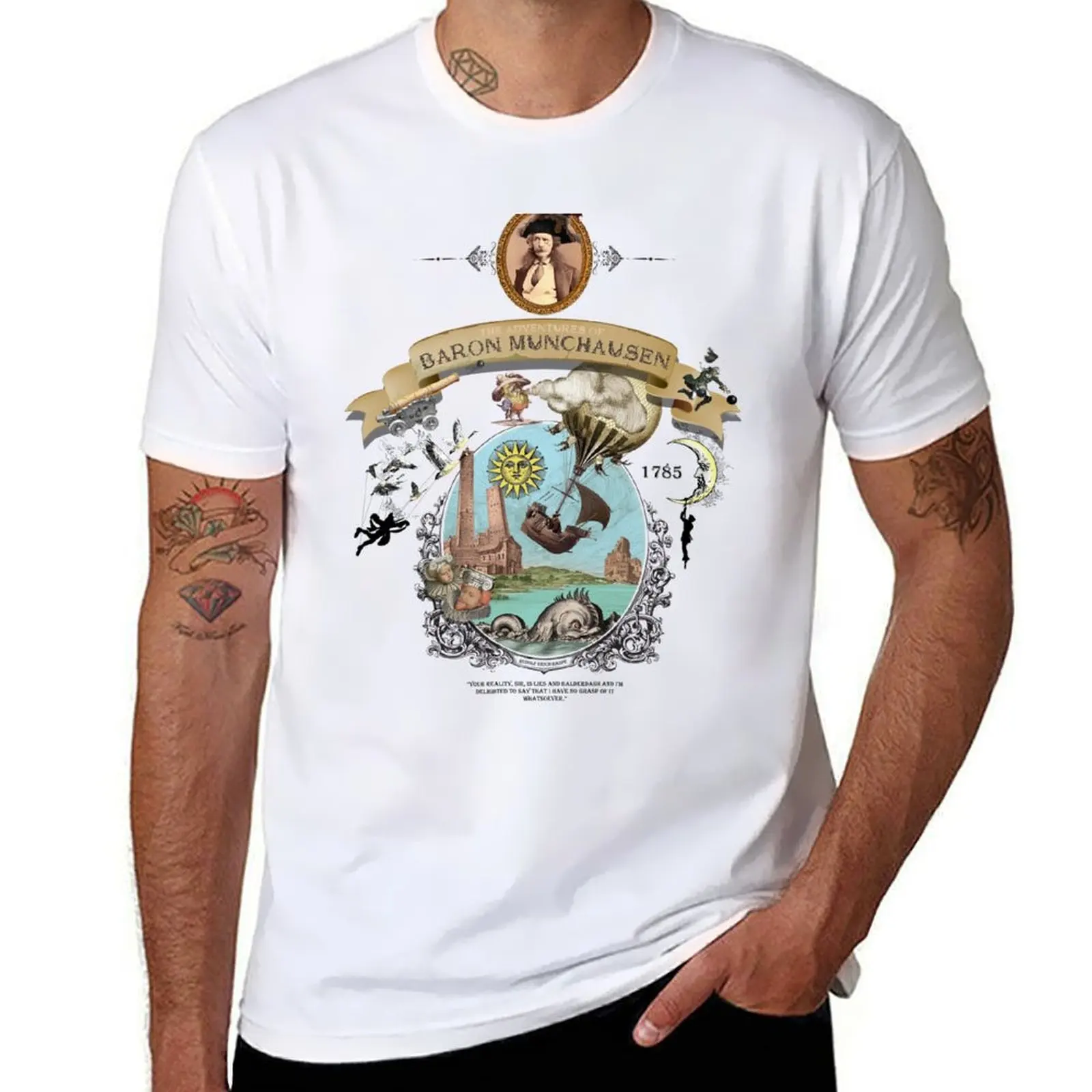 

Baron Munchausen T-Shirt t shirt man designer t shirt man plain t shirt man cotton T-shirt