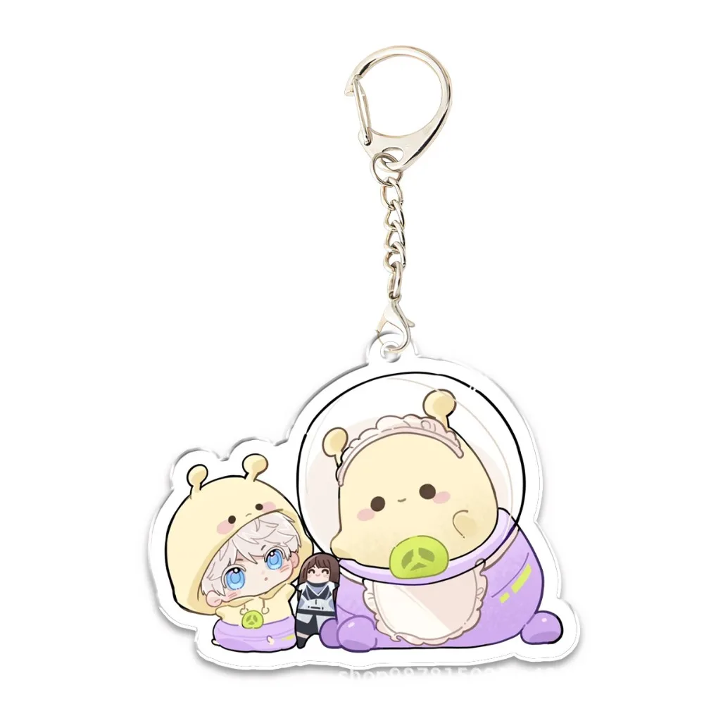 Game Love and Deepspace Maid Series Sylus Xavier Zayne Rafayel Ralayo Cosplay Animal Key Chain Acrylic Keychain Figure Pendant