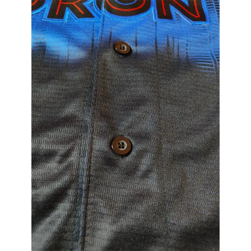 Boyfriend Style Men's Baseball Jersey Embroidery Loose Uniforms Breathable Outfits Casual Sports Short Sleeves Shirts Toronto