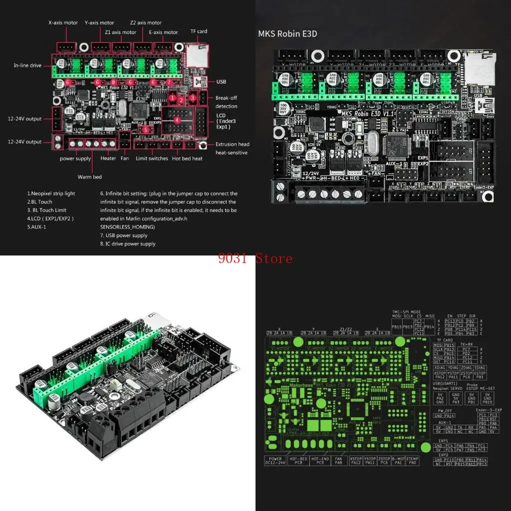 

MKS Robin управления платой замены запчасти запасные части USB Printing