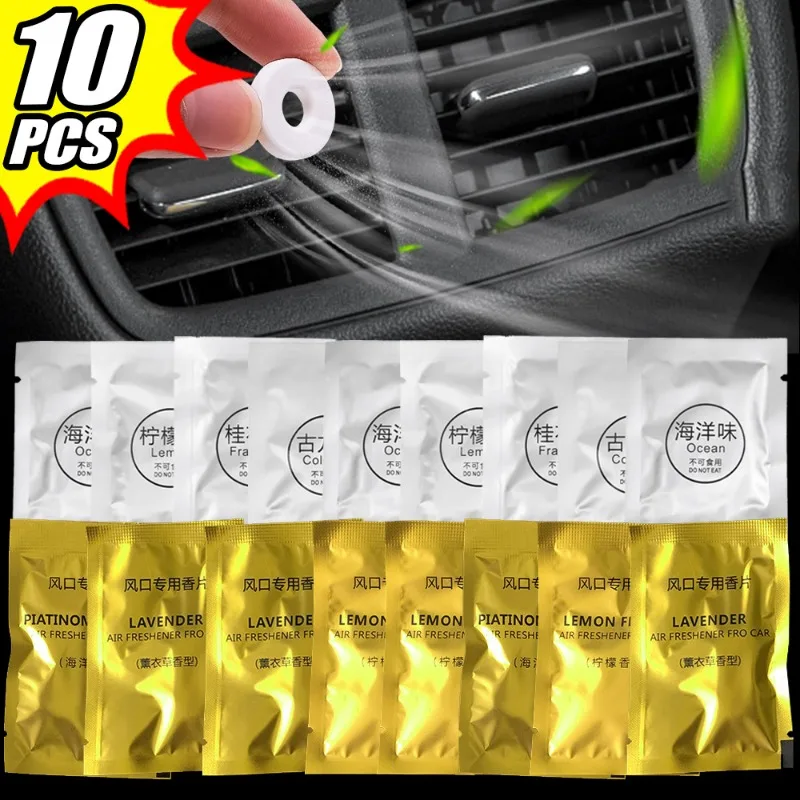 Car Fragrance Slices Supplement PE Fragrance Tablets/ Perfume Cotton Car Air Freshener Perfume Diffuser Fragrance Supplement