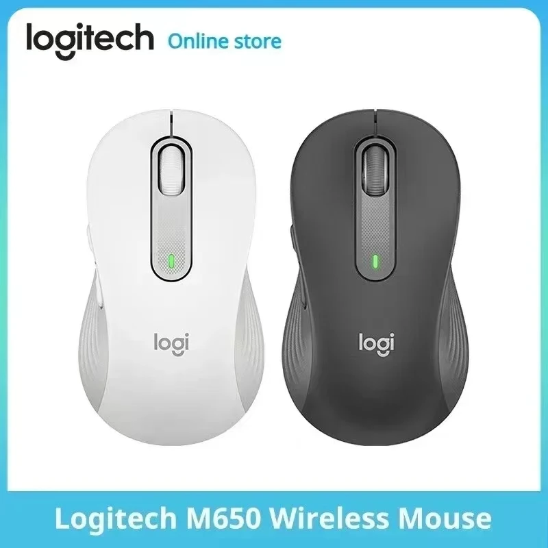 Logitech M650 Wireless Bluetooth LSilent Mouse Office Laptop Sensor Technology Advanced Optical Programmable Buttons Mice