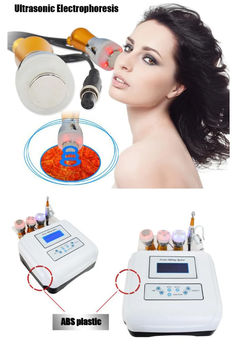 5 في 1 آلة الميزوثيرابي الجسم والوجه بدون إبرة جهاز العناية بالبشرة EMS Electroporation مكافحة الشيخوخة شد الوجه