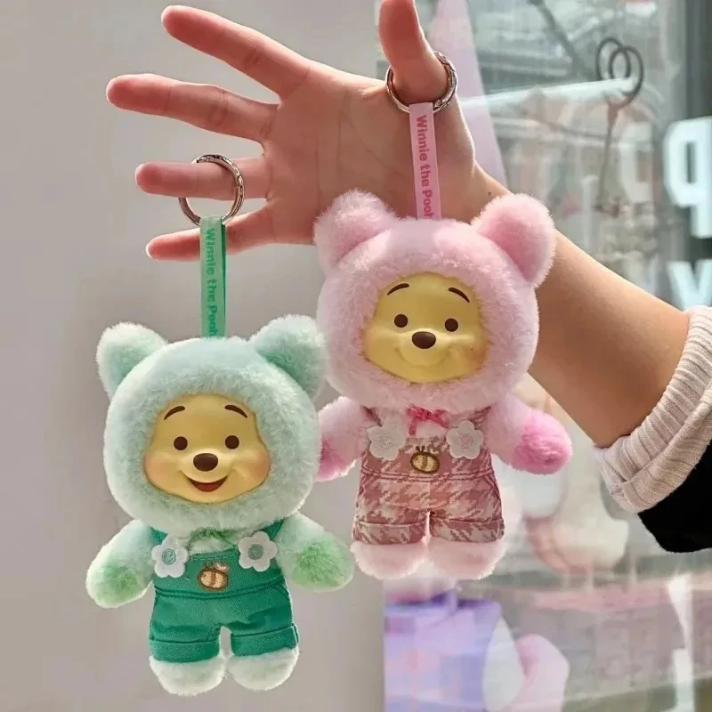 الأصلي ديزني ويني ذا بوه كاندي سلسلة الطرفية صندوق أعمى صندوق الغموض Kawaii الفينيل الوجه قلادة Pupu دمية دب لعبة الهدايا