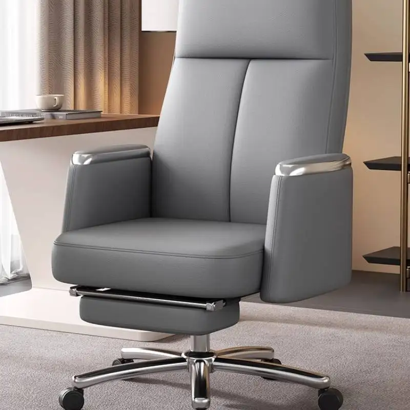 

Gray Armrest Office Chair Upgrade Nordic Modern Designer Comfortable Office Chairs Ergonomic Schreibtischstuhl Home Furniture