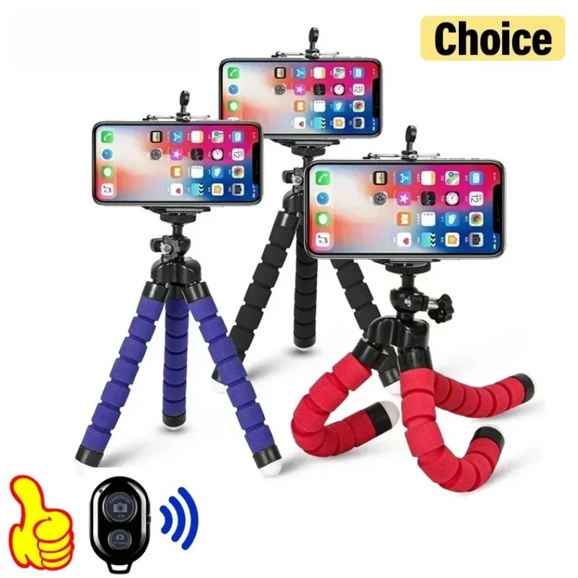 Mini Octopus Tripod Stativ Camera Holder Stand Tripods Tripod For Phone Mobile Camera Holder Clip Smartphone Monopod Tripe Stand view 5