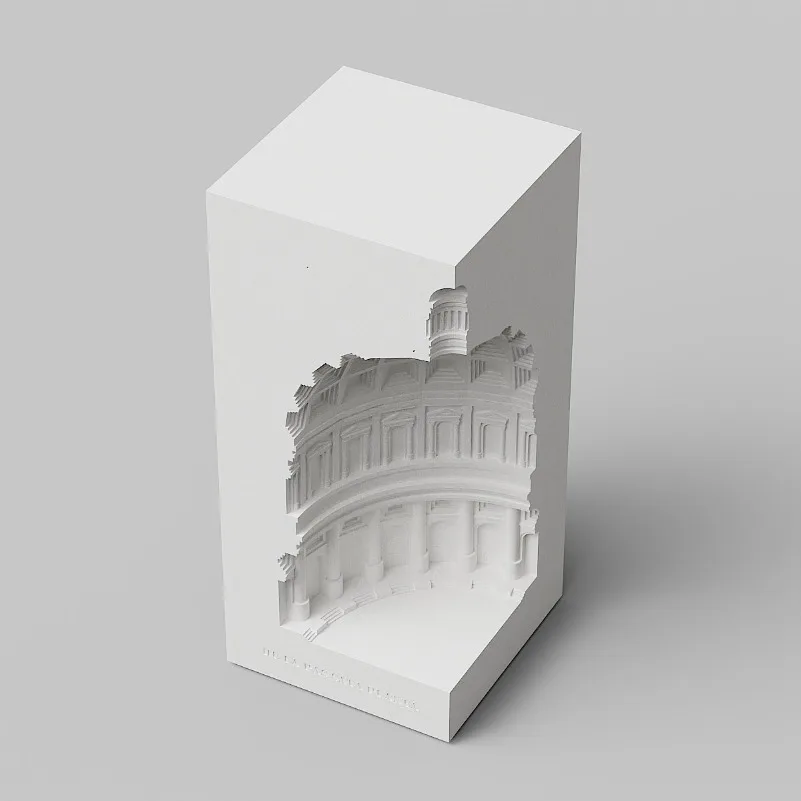 

Декоративная модель архитектурного сооружения в европейском стиле, креативное украшение для гостиной, прихожей, офиса, рабочего стола, домашнего интерьера